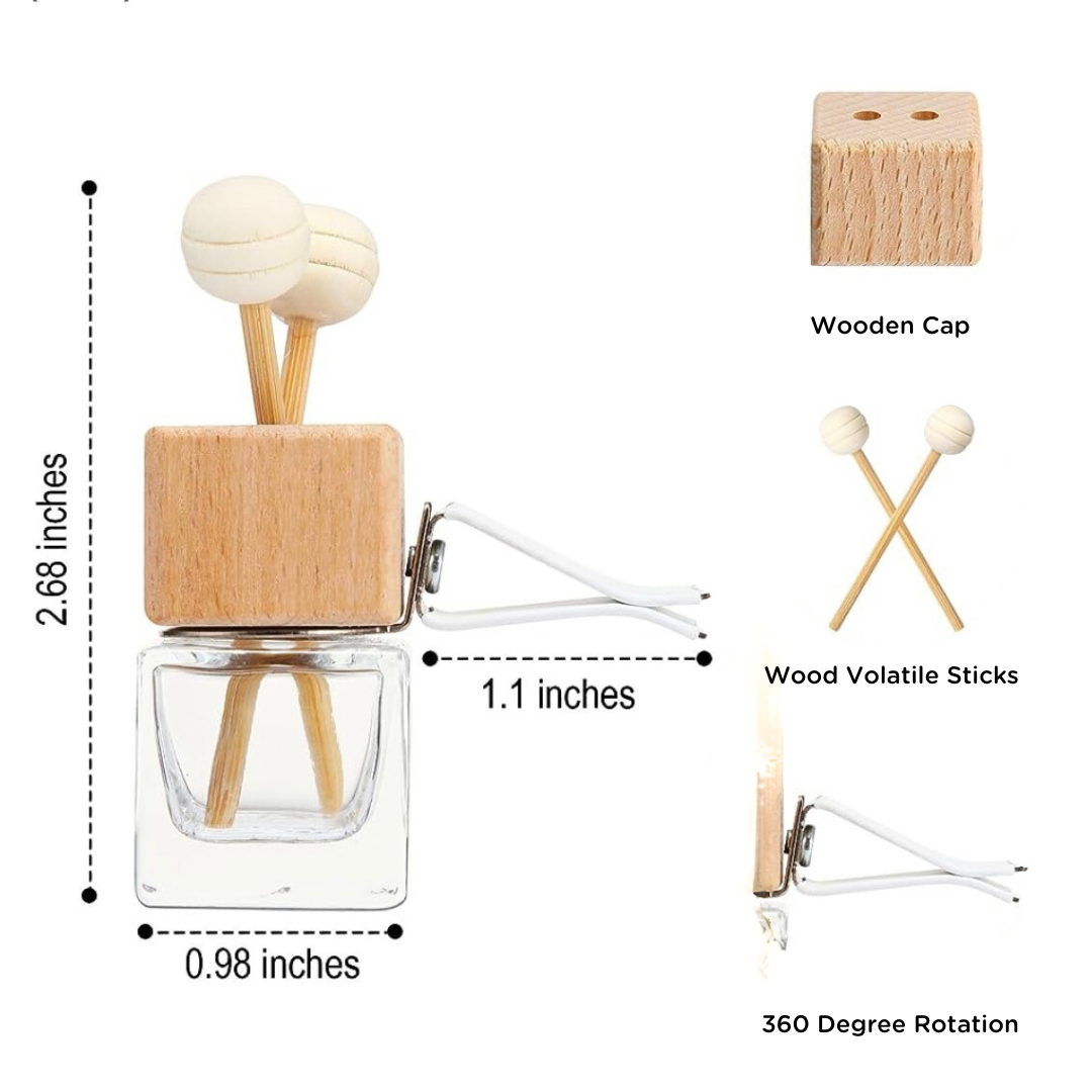 Essential Oil Car Vent Clip Reed Diffuser – Organic Chix