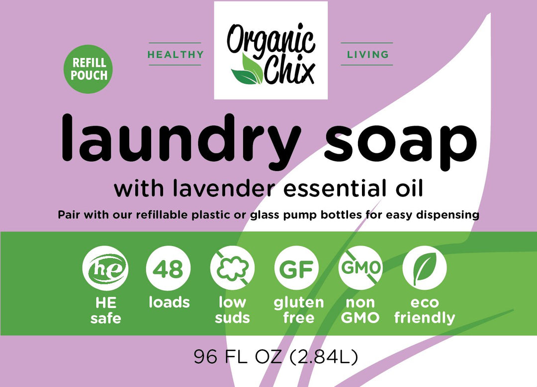Laundry Soap, 96oz Spout Pack – Organic Chix