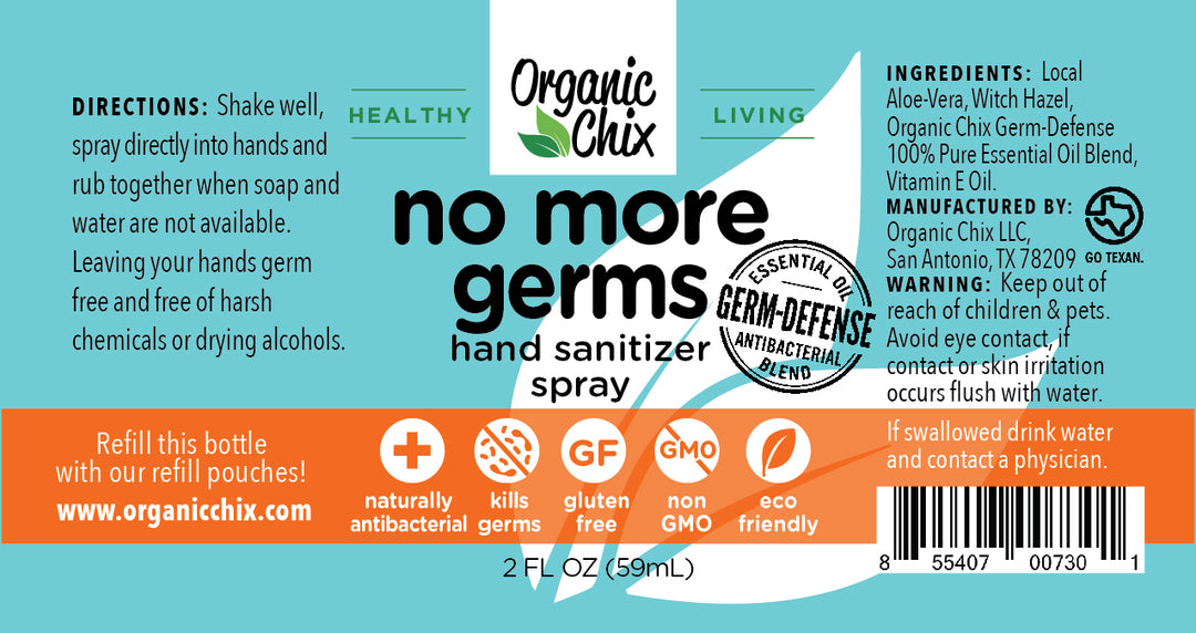Alcohol-Free Hand Sanitizer – Organic Chix