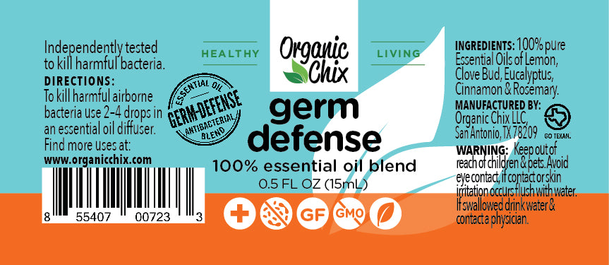 Germ Defense Essential Oil Blend | Natural Immunity Support Oils ...